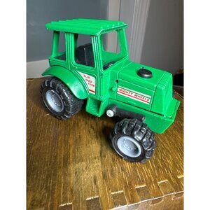 Blue Ridge Farms 1998 Green Mighty Wheels Tractor Toy Black Tires & Farm   59-10